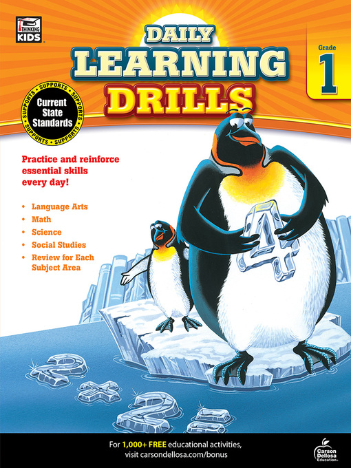 Title details for Daily Learning Drills, Grade 1 by Brighter Child - Available